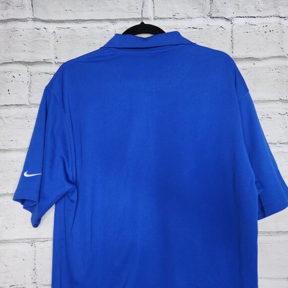 Nike Mens Golf Nike Fit Dry Polo Royal Blue Large L - Picture 12 of 12